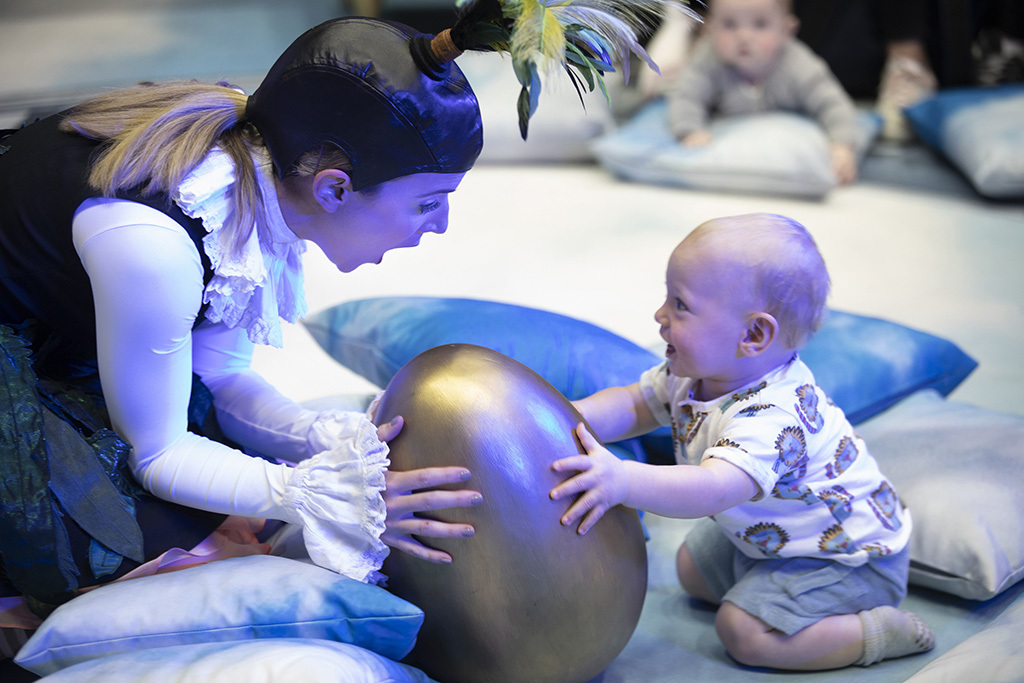 Hazel McBain as Uccellina in BambinO (Photo: James Glossop)