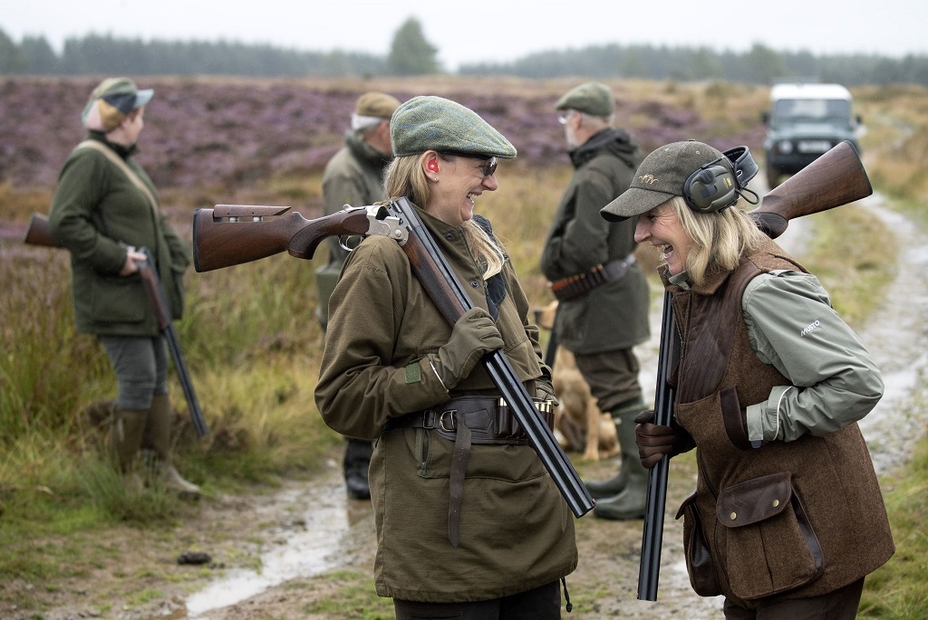 Justine Muir (left) and Sheila Eastwood (Photo: Graeme Hart/  Perthshire Picture Agency)