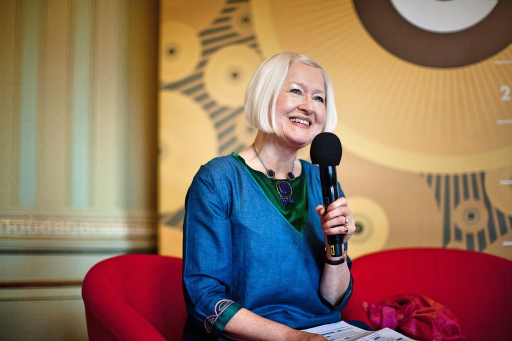 Christine De Luca was one of the poetry competition judges (Photo: Chris Scott)