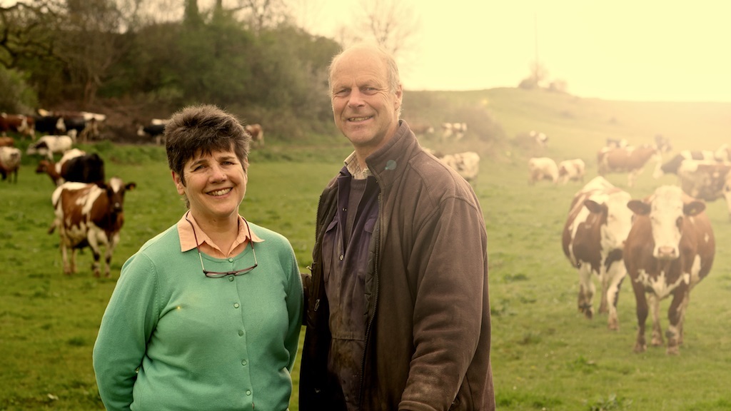 Wilma and David Finlay on their farm