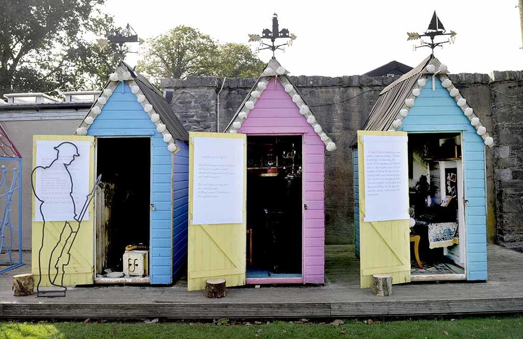 The quirky beach huts have been transformed (Photo: Colin Hattersley)