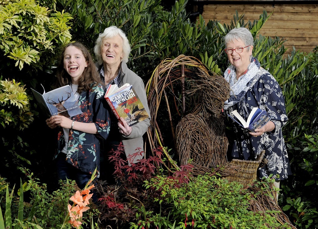 Volunteers at the Book Festival are of all ages (Photo: Colin Hattersley)