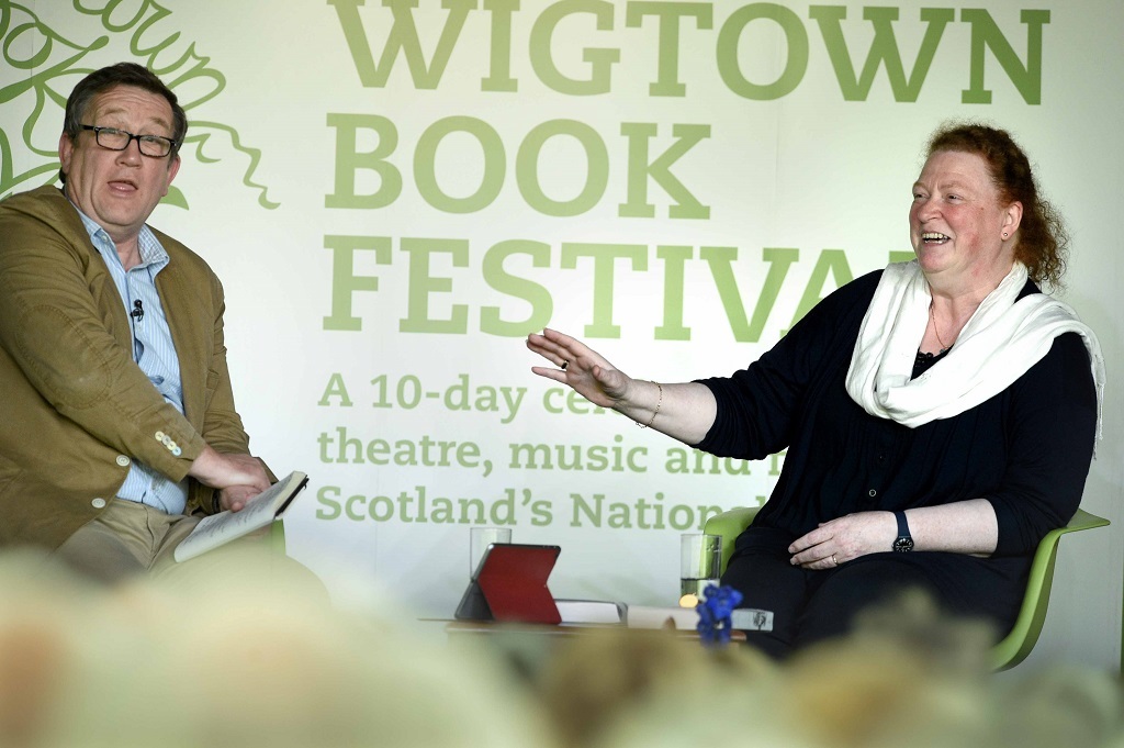Sue Black at the 2018 Wigtown Book Festival (Photo: Colin Hattersley)