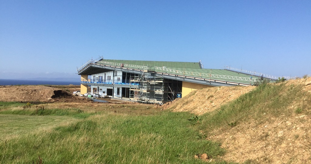 Work continues at the Isle of Arran's Lagg Distillery