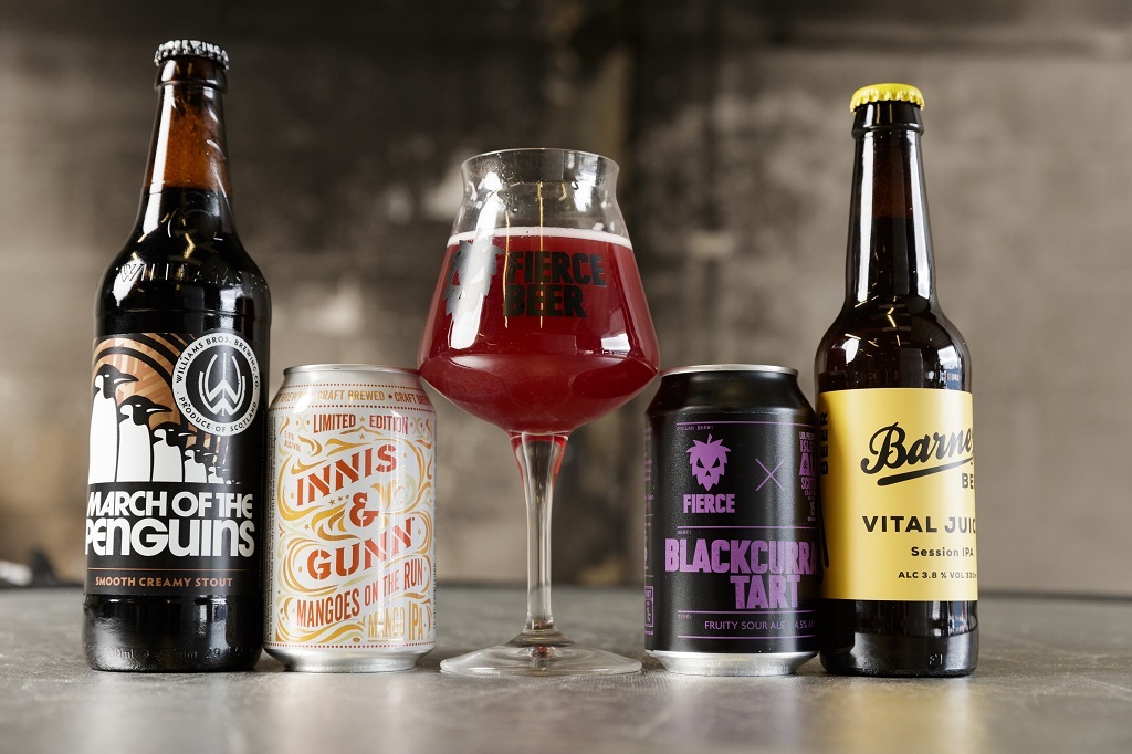 Some of the drinks in Lidl’s fourth Isle of Ale event championing 15 regional breweries and cutting-edge flavours
