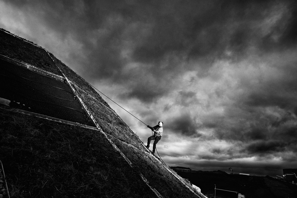 The Macallan Distillery during construction in 
December 2016 (Photo: Paolo Pellegrin)