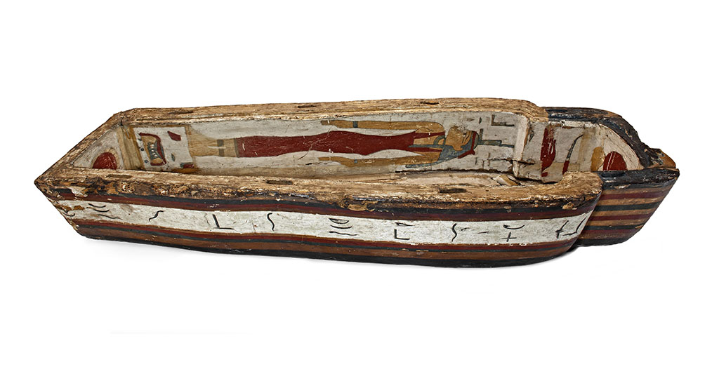 The mummy of Ta-Kheru was inside their beautifully painted coffin (Photo: The University of Aberdeen Museums and Special Collections)