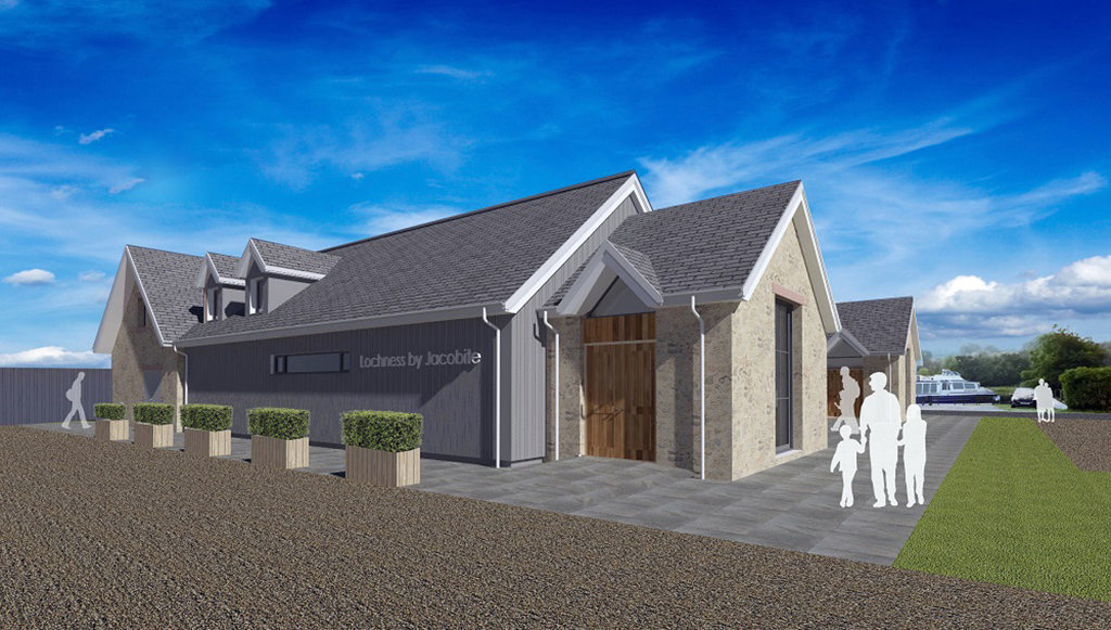 An artist's impression of the Dochgarroch Hall, which is to become a visitor centre