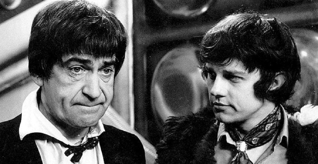 Frazer Hines with Second Doctor Patrick Troughton