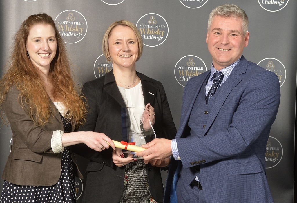 Winner of the visitor centre of the year was The Macallan Distillery.  Pictured are Gail Cleaver and Siobhan Sellers  with Ewan Mcilwraith