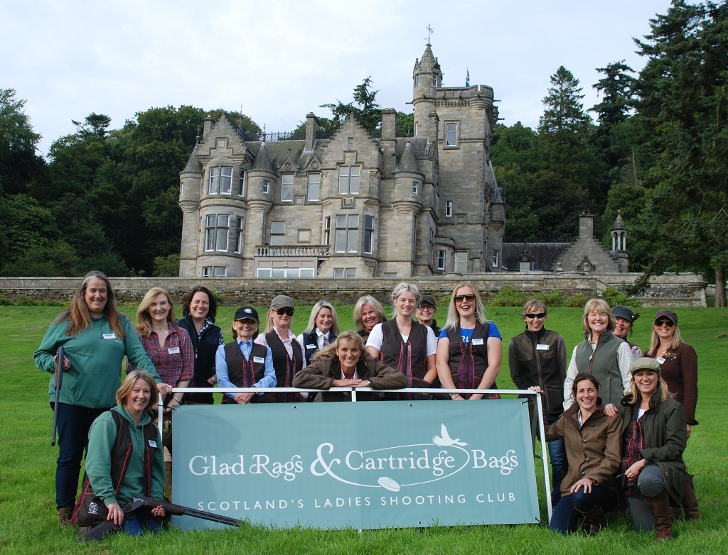 The Glad Rags ladies at Kinnettles Castle