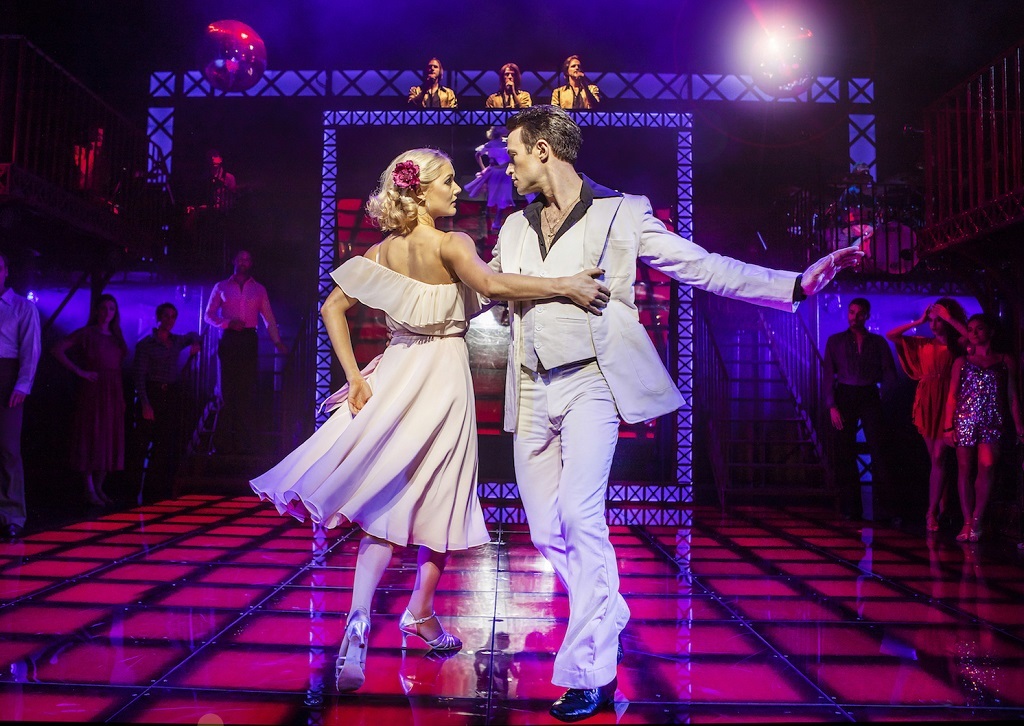 Kate Parr (Stephanie) and Richard Winsor (Tony) in Saturday Night Fever - UK Tour (Photo: Pamela Raith Photography)