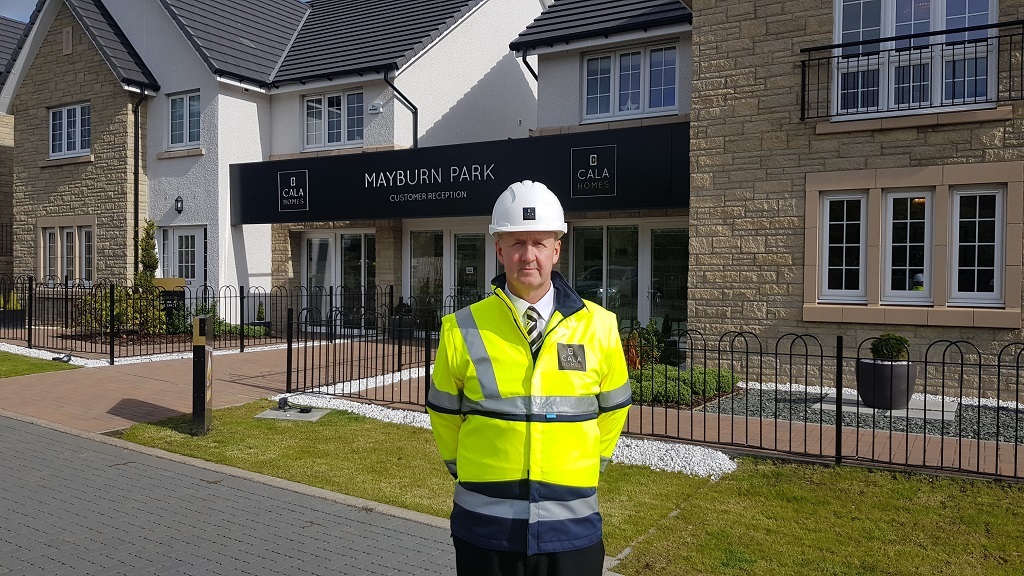 CALA senior site manager Ian Welsh at Mayburn Park, Straiton