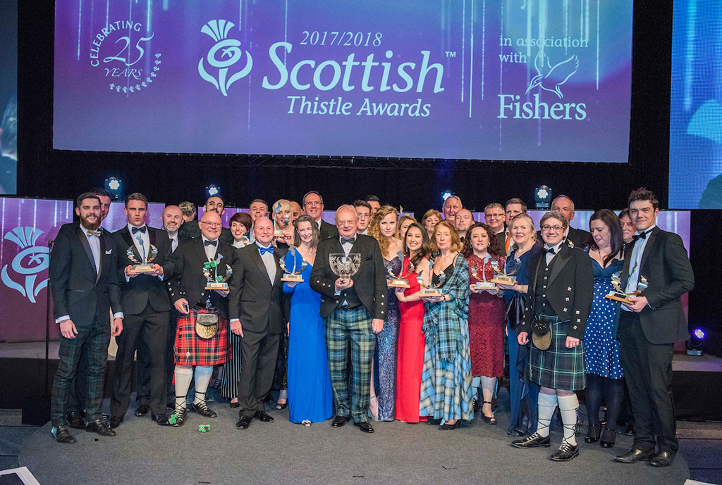 Winners at previous  Scottish Thistle Awards (Photo: Chris Watt) 