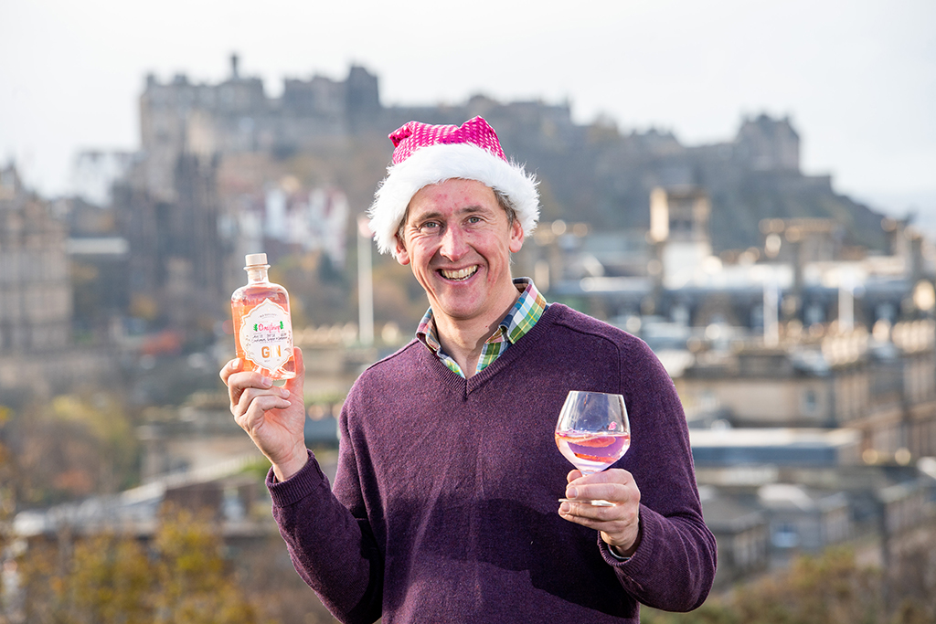 Old Curiosity Gin co-founder Hamish Martin at The Balmoral Hotel
