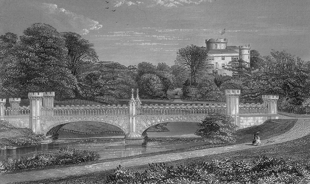 Eglinton Castle as it stood in 1876