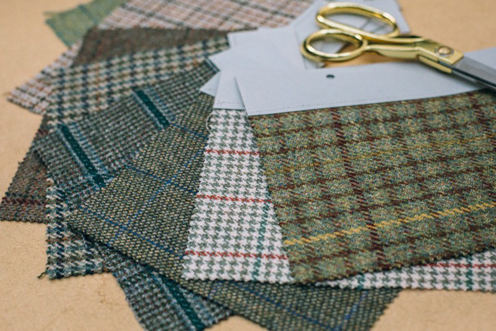 Scottish tweeds produced by Araminta Campbell