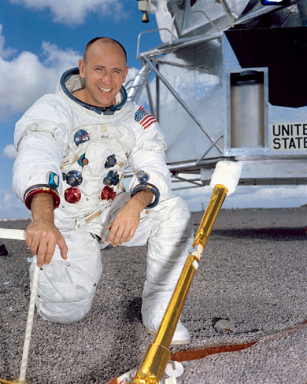 Alan Bean in his days as an astronaut