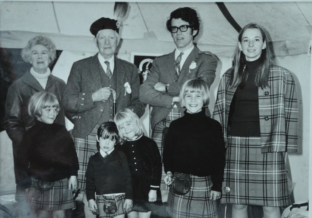 Dr John Morrison of
Ruchdi (second from left) was asked to resurrect the clan in 1965