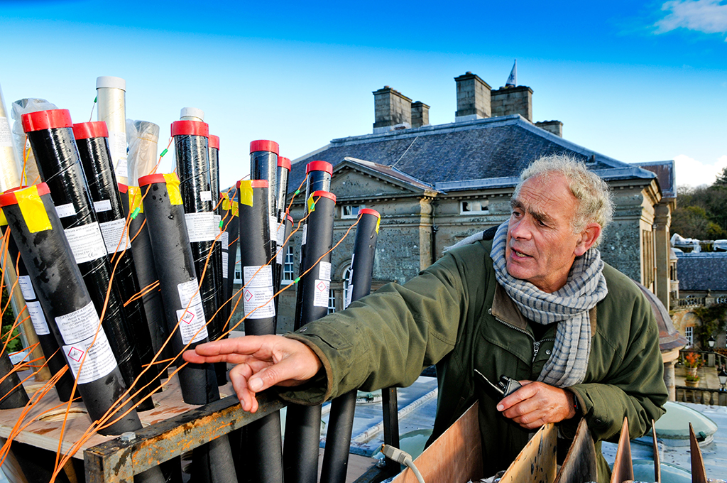 The fireworks arrive at Dumfries House (Photo: Iain Brown)