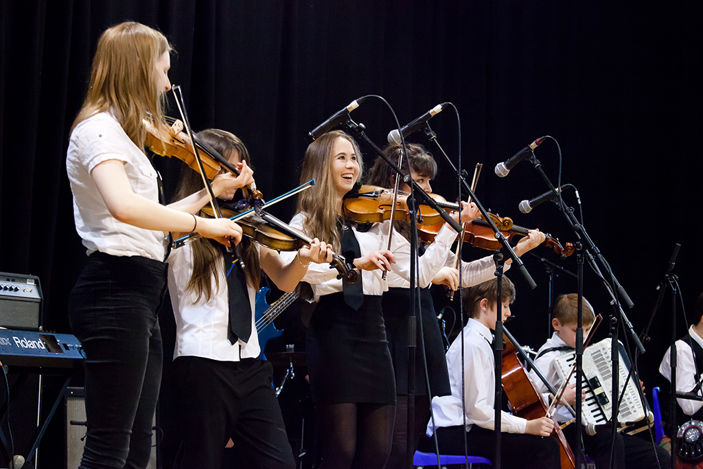 Portree High School performing in the Novice Juvenile B competition at the 2018 Championships