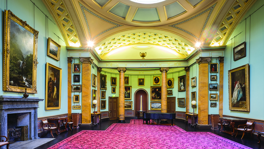 The great picture
gallery at Paxton House features paintings
on loan from the National Gallery of Scotland (Photo: Malcolm MacGregor)