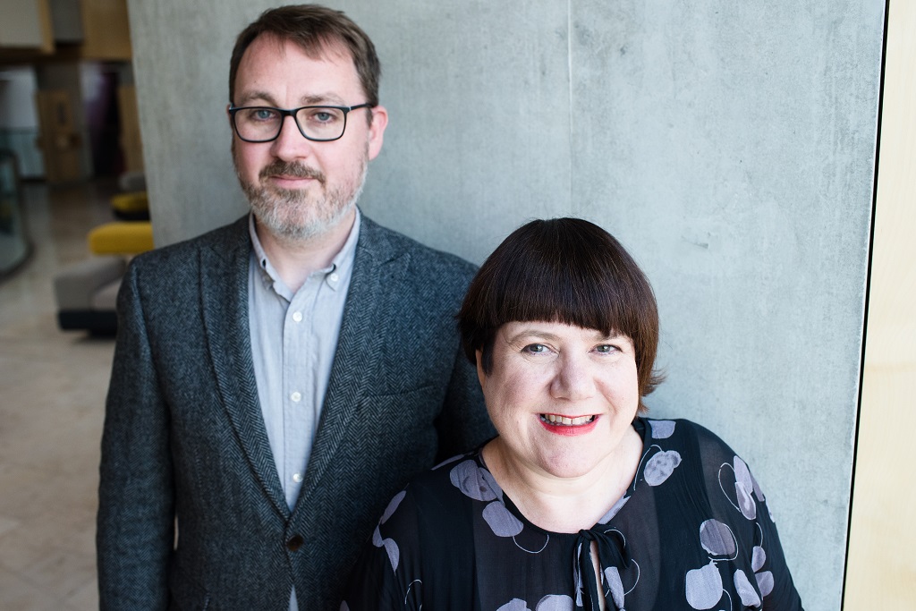 Stuart Macrae and Louise Welsh (Photo: Julie Broadfoot)