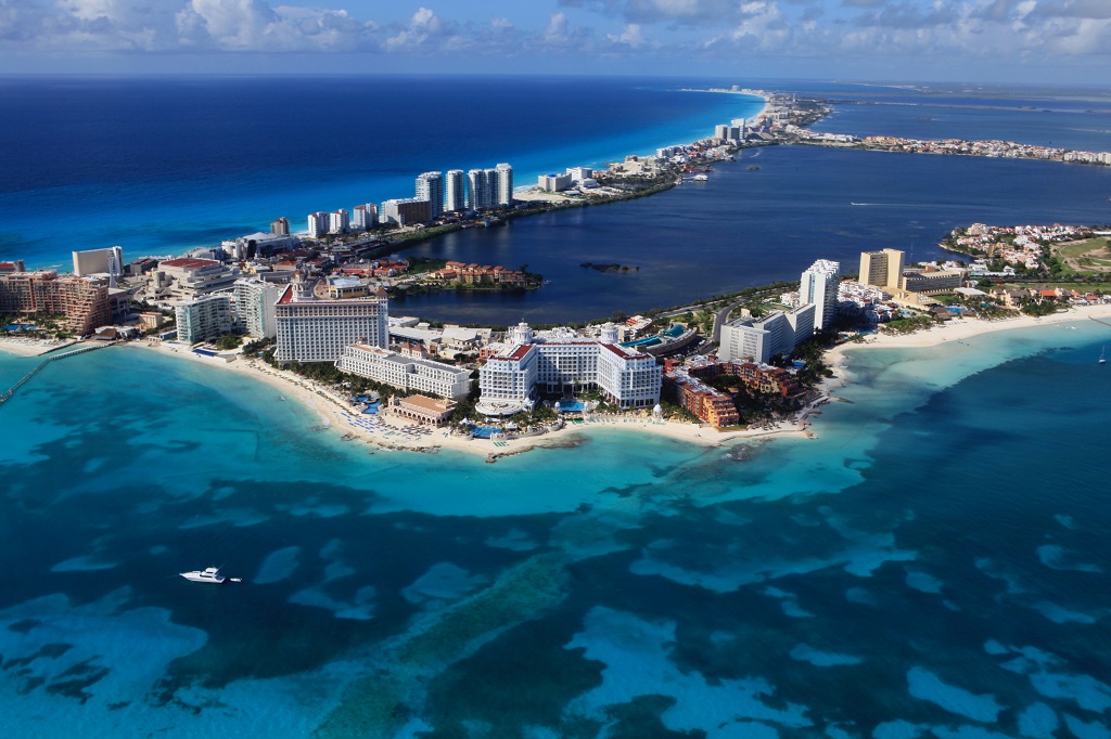 Cancun in Mexico is Scotland's favourite long-haul destination, aside from the USA