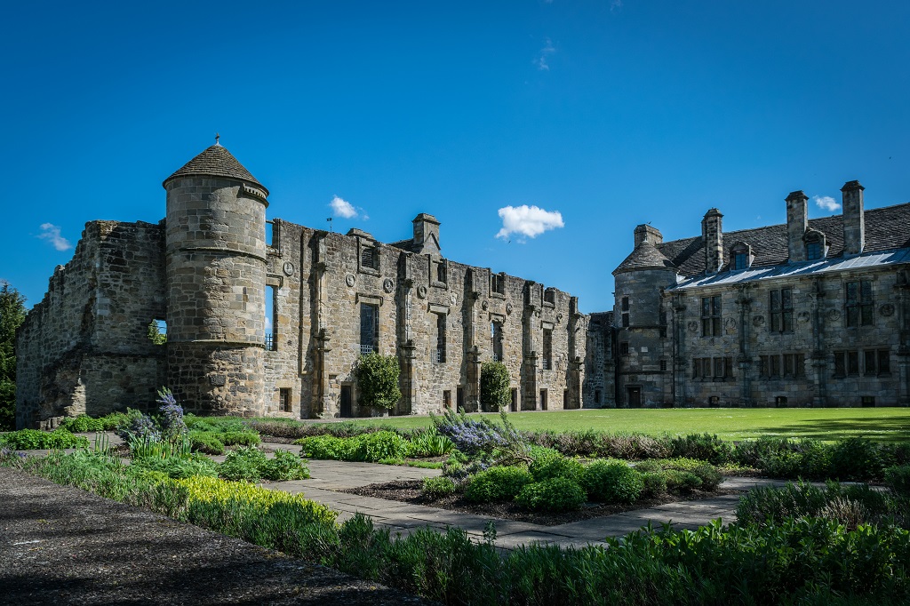 Falkland Palace in Fife featured as Inverness in Outlander