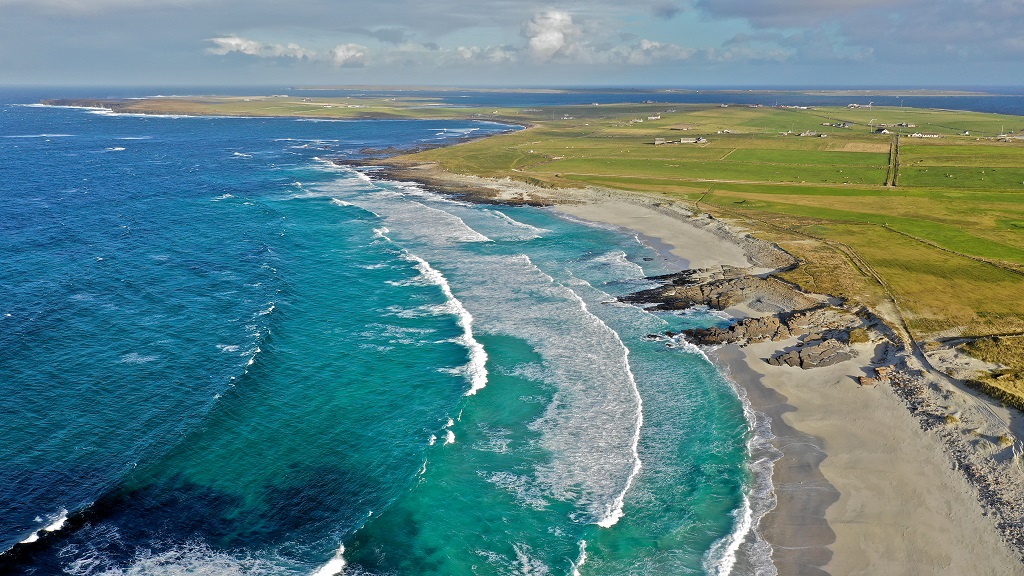 The beautiful beaches of Grobust in Westray (Photo: Colin Keldie)