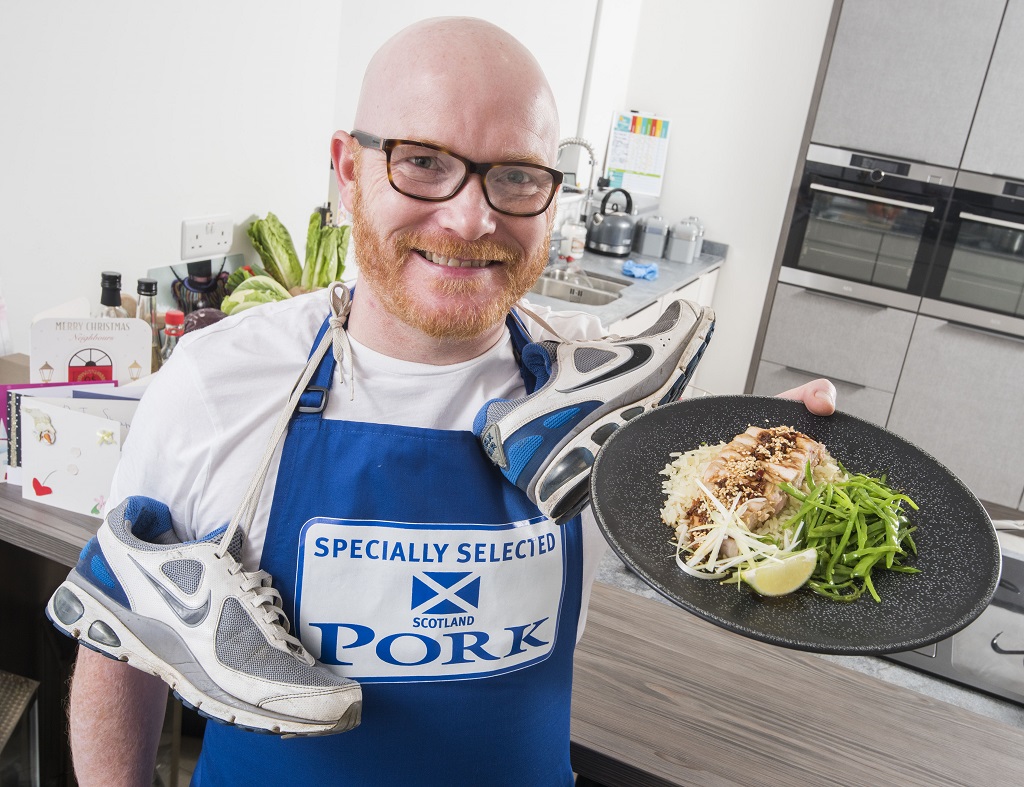Scotland’s national chef, Gary Maclean, is working with QMS to urge Scots to stay on track with their plans to opt for healthier eating in 2019 (Photo: Alan Richardson)