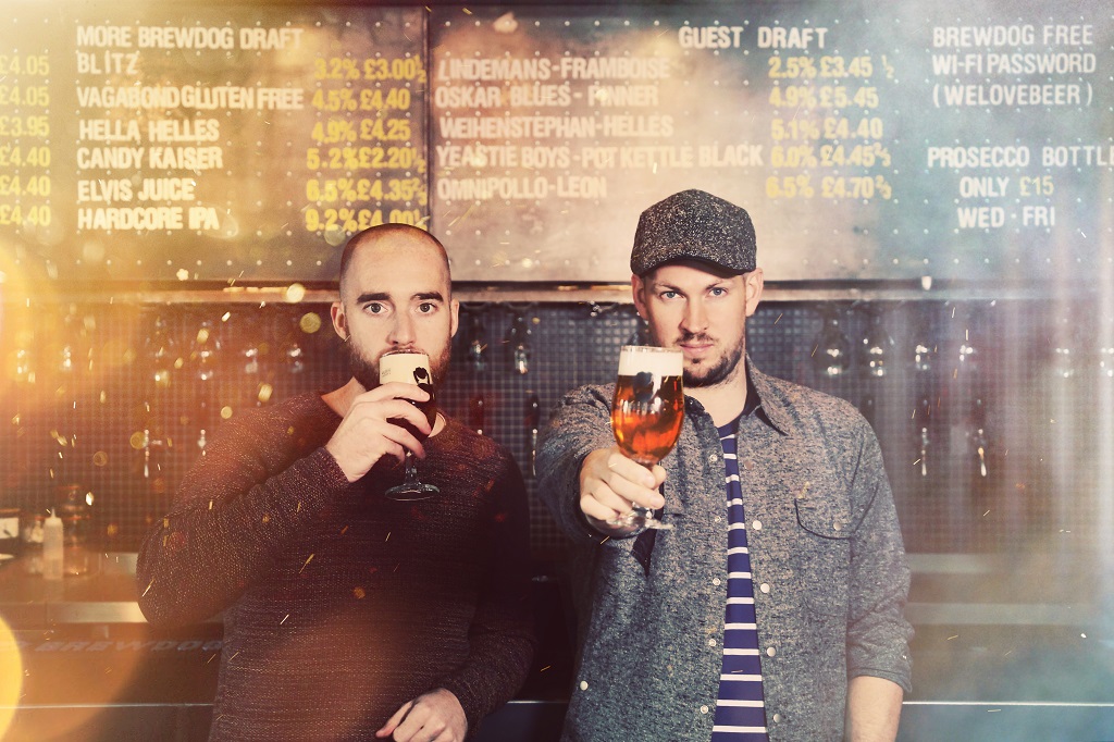 Brewdog founders James Watt and Martin Dickie