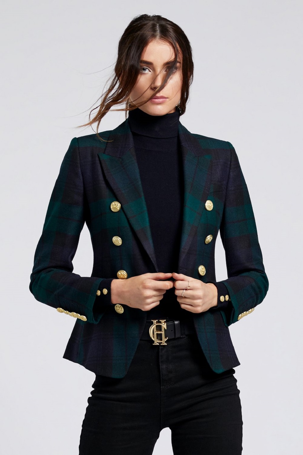 The Knightsbridge jacket in Blackwatch tartan