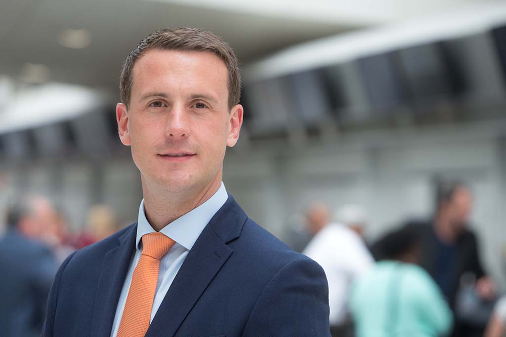 Mark Johnston MD of Glasgow Airport (Photo: Peter Devlin)