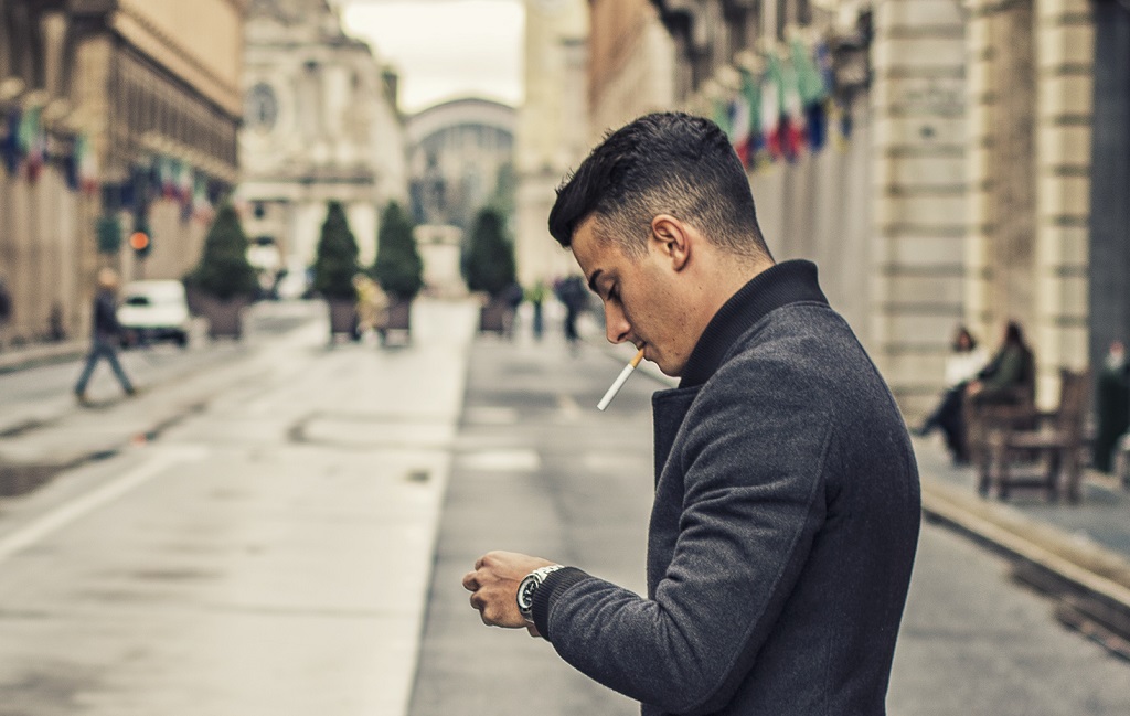 People smoking in the street is a huge annoyance to people in Glasgow and Edinburgh