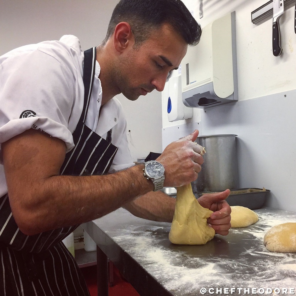 Theodore Chana creating a delicious brioche
(Photo: Theodore Chana)