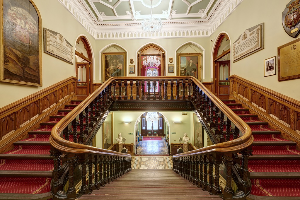 The staircase at Inverness Town House (Photo: Ewen Weatherspoon)