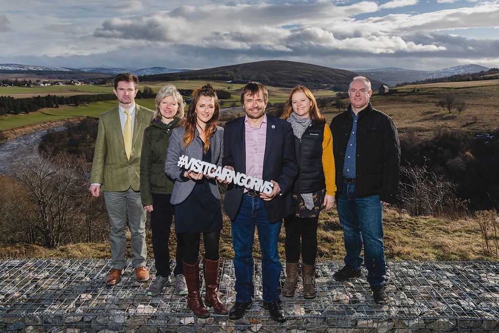 The launch of the Discover the Cairngorms National Park campaign (Photo: Ross Johnston/Newsline Media)