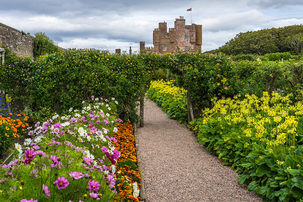The Castle of Mey, the favourite residence and holiday home of the Queen Mother