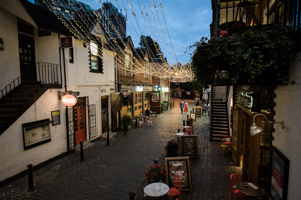 Ashton Lane in Glasgow (Photo: Fern Photography)