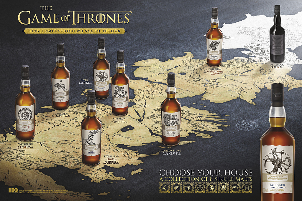 Game of Thrones Single Malt Scotch Whisky Collection_Westeros Map Horizontal (1)