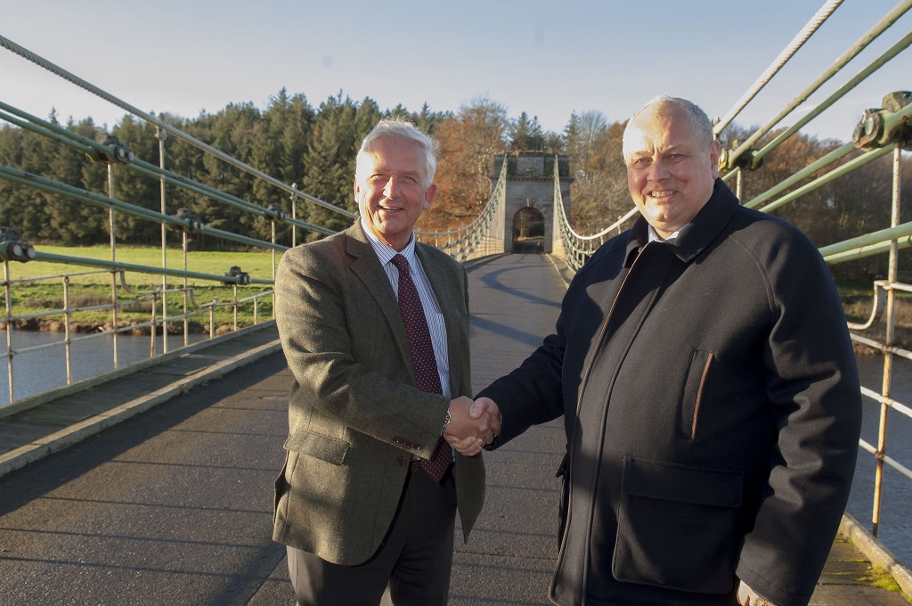 Scottish Borders Council and Northumberland County Council are working together to restore the Union Bridge