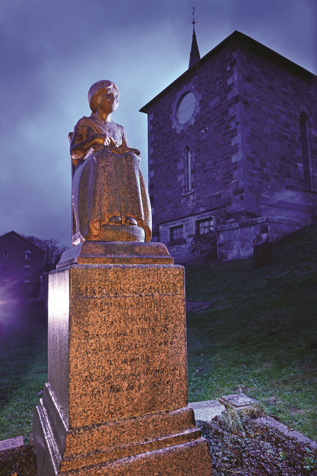 The grave of Marjory Fleming