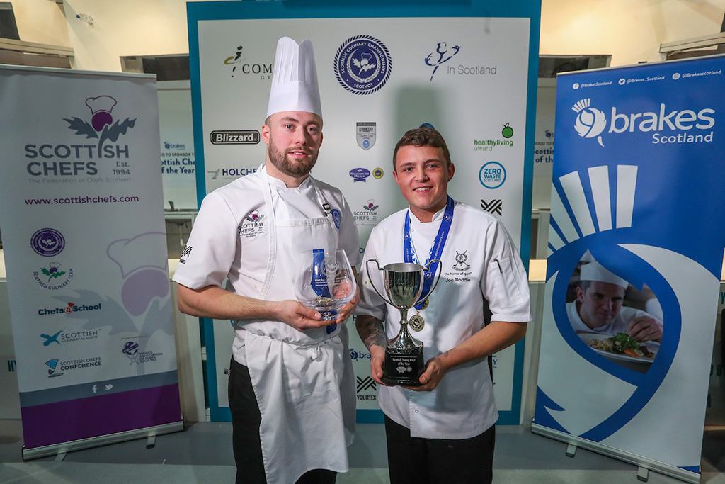 Orry Shand [left], Scottish Chef of the Year and Joe Reddie, Scottish Young Chef of the Year (Photo: Chris Watt)