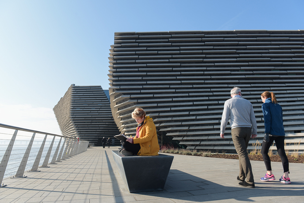 The V&amp;A Dundee building  has attracted over half a million visitors already (Photo: Julie Howden)