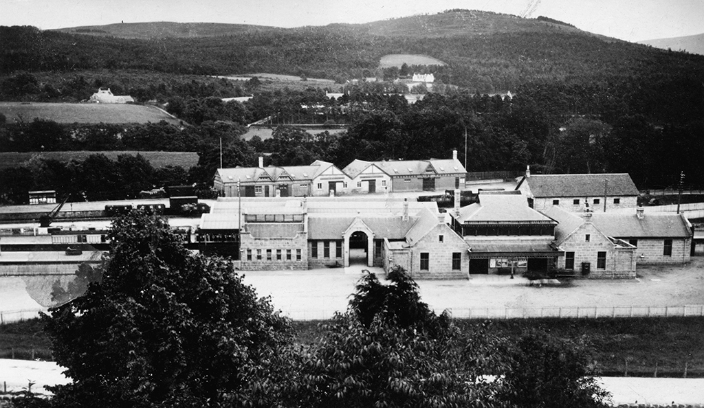 Banchory Train Station during WWII