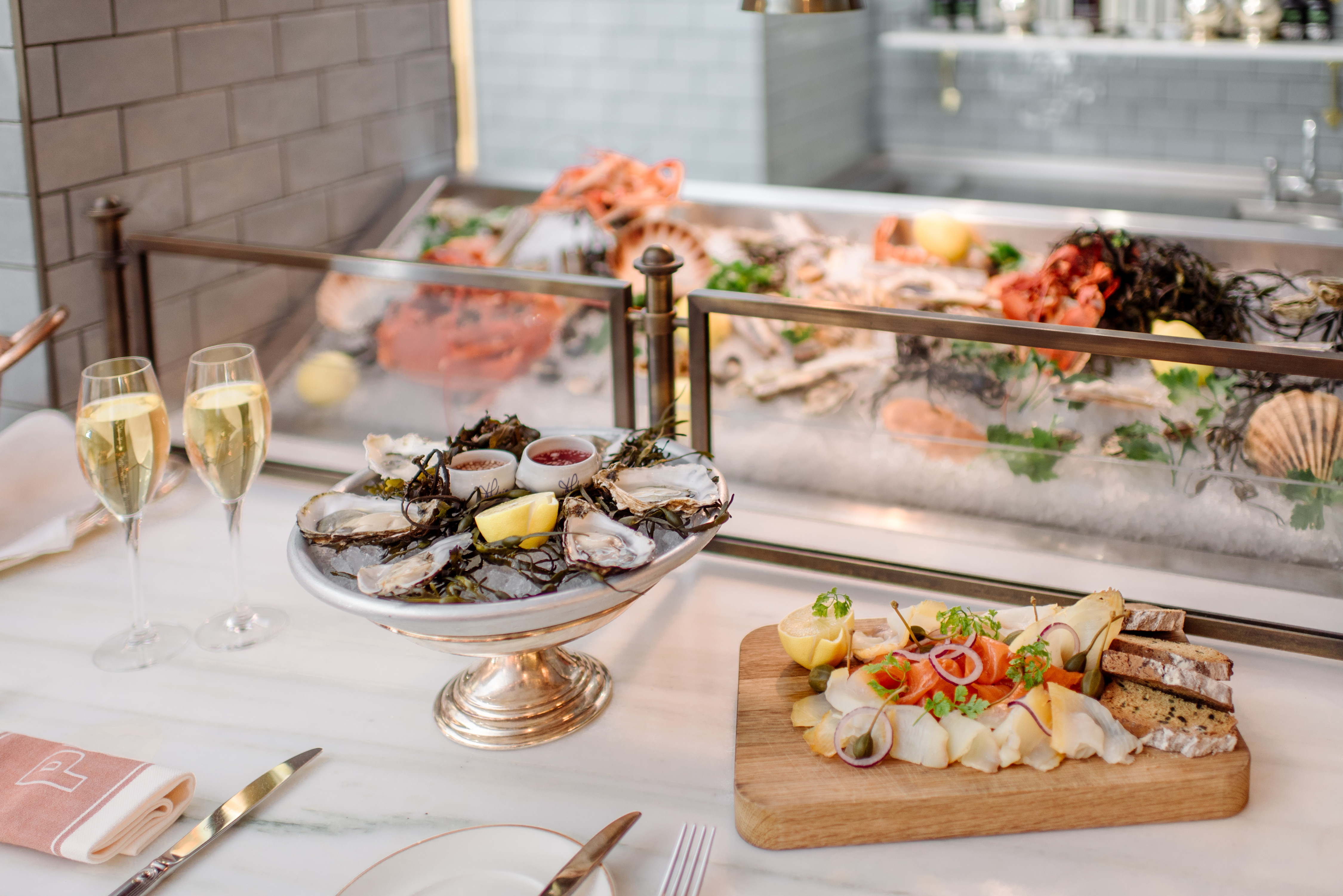 The Raw Bar at Brasserie Prince by Alain Roux