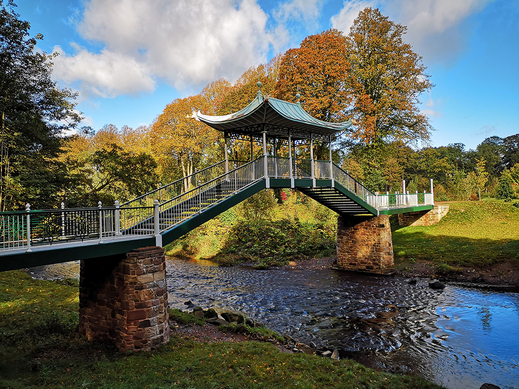 The Chinese Bridge at Dumfries House Estate