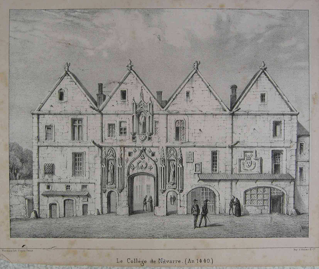 The Collège de Navarre, in Paris, where Crichton studied in 1577 