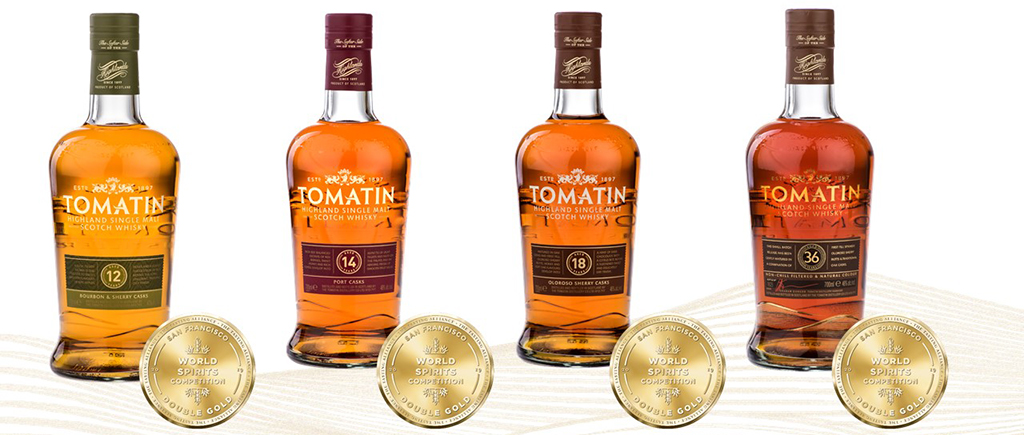 The Tomatin double gold winners